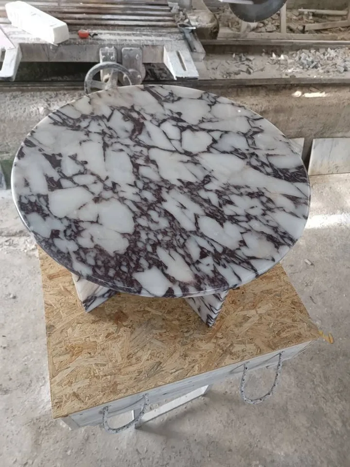Calacatta Viola Marble Coffee Table handmade from real marble and fast shipping You can choose the sheet
