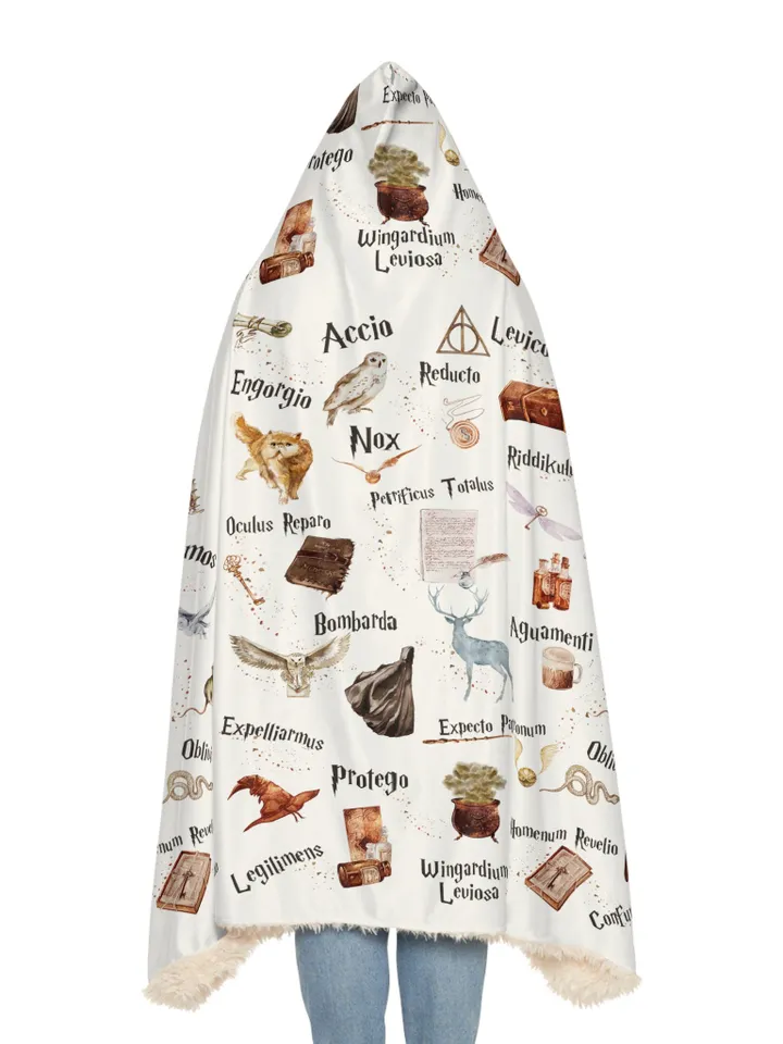 Wizarding World Snuggle Blanket ; Magic School Snuggle Blanket Owl Key Magic World Custom Wizard Snuggle Blanket Gift Baby Magic WBB12