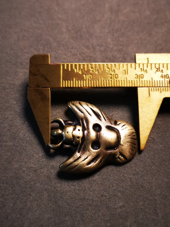 Gandhanra Handmade Tibetan Buddhist Amulet Garuda,Garula,Suparna,Golden-winged Bird Pendant,Made of Lima Brass,30 years old