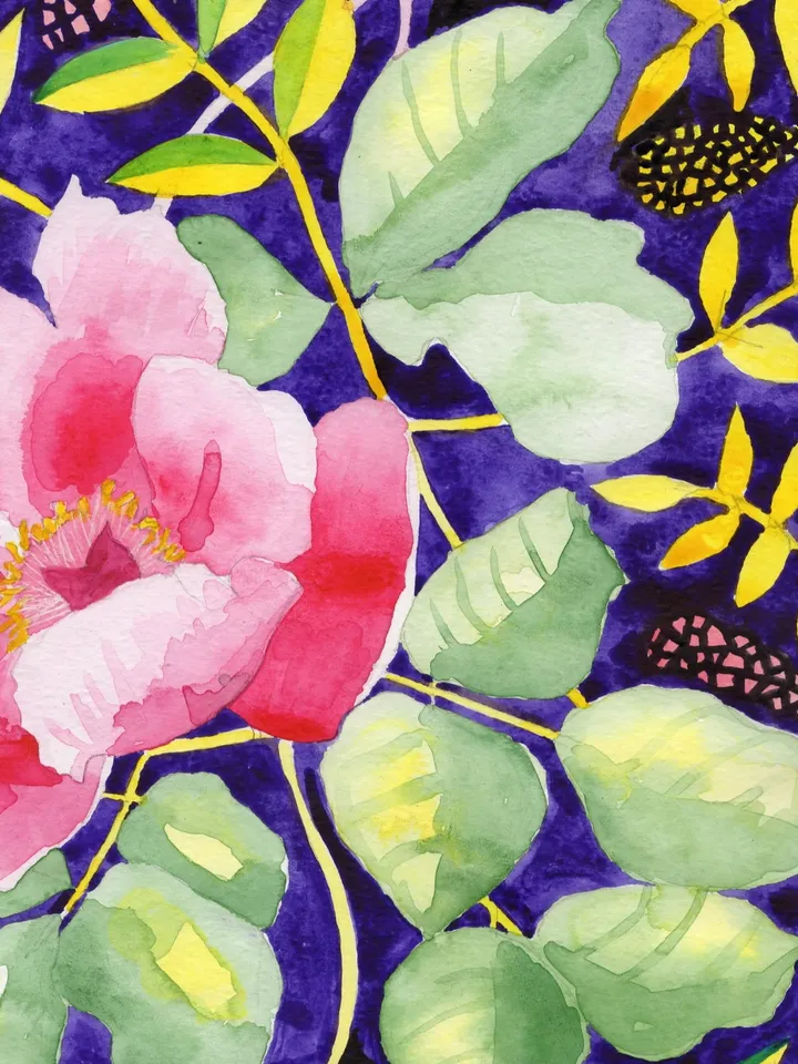 Original watercolour painting.