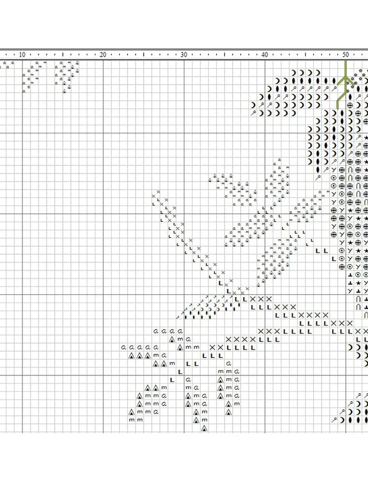 a bird in a nest cross stitch pattern for pillow pdf