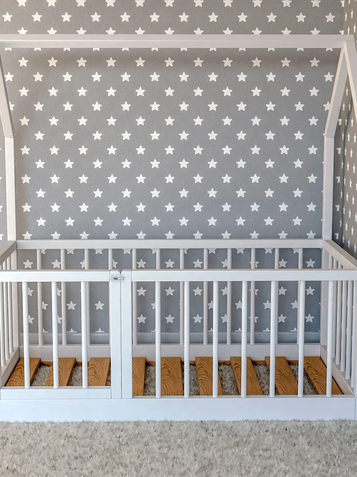 Montessori Floor Bed Plan, Crib Size, PDF, DIY