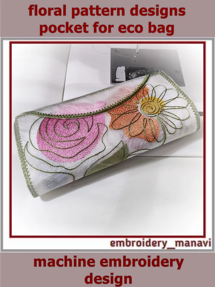 Set of 9 Machine Embroidery Floral Designs from Embroidery Manavi 05