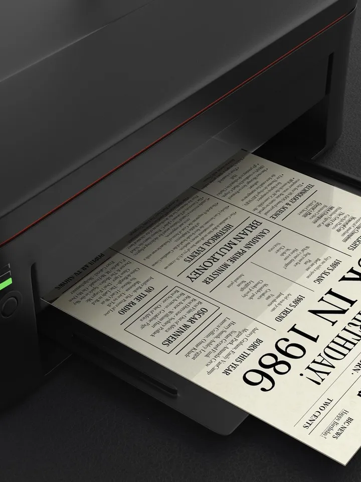 39th birthday newspaper poster printable gift born in 1986 fun facts back in 1986 canada birthday decor digital download