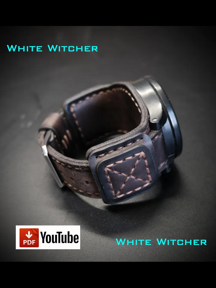Watch strap - pdf leather pattern.OTH26