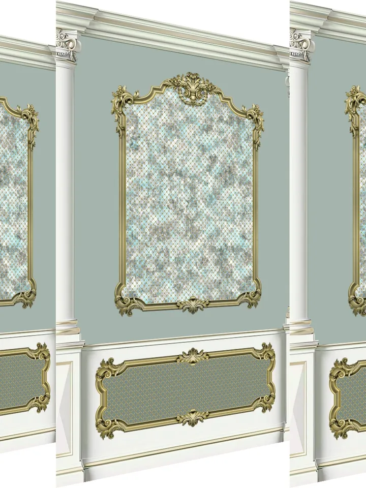 Wallpapers- Set 17-v6 | Printables for Dollhouses and Unique Miniature Projects | Digital Downloads | in Scale 1/12th