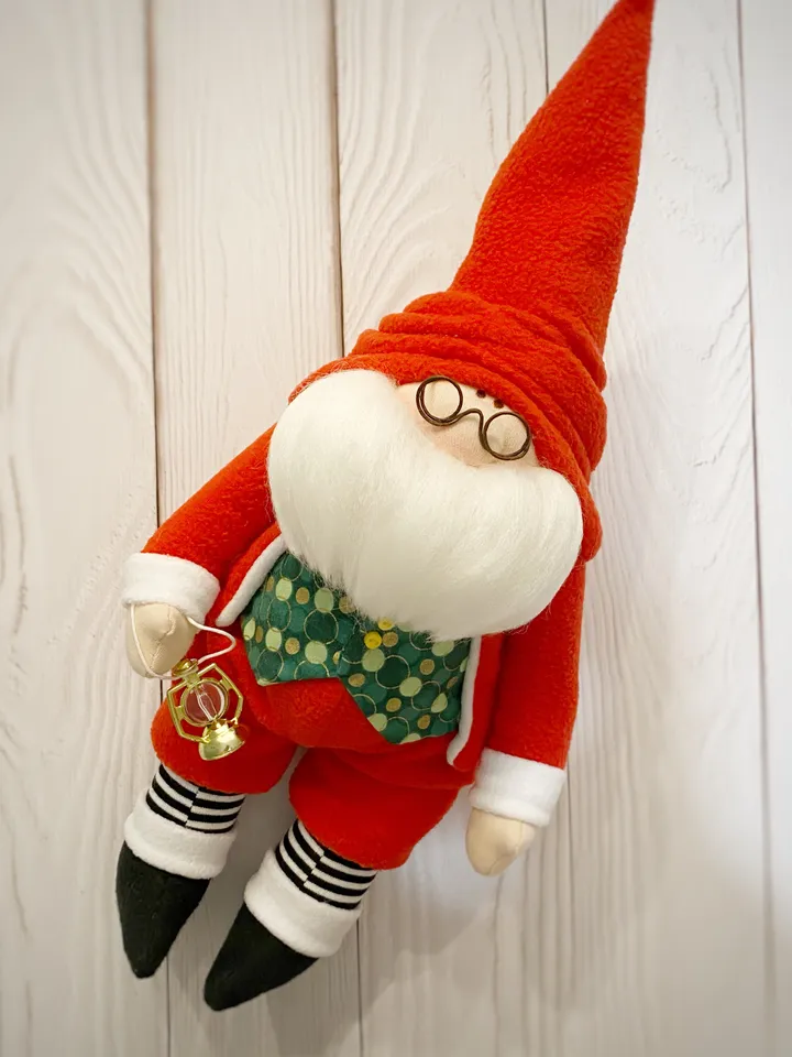 Christmas Gnome pattern, Holiday gnome pattern PDF, DIY gnome tutorial