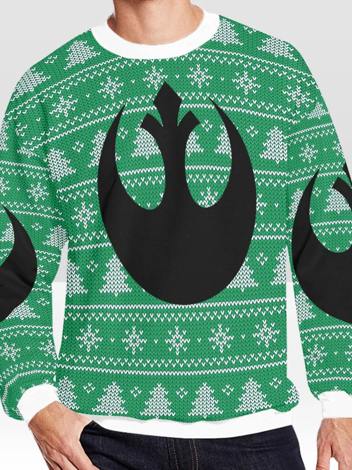 Rebel Resistance Ugly Christmas Sweater, Christmas Sweatshirt