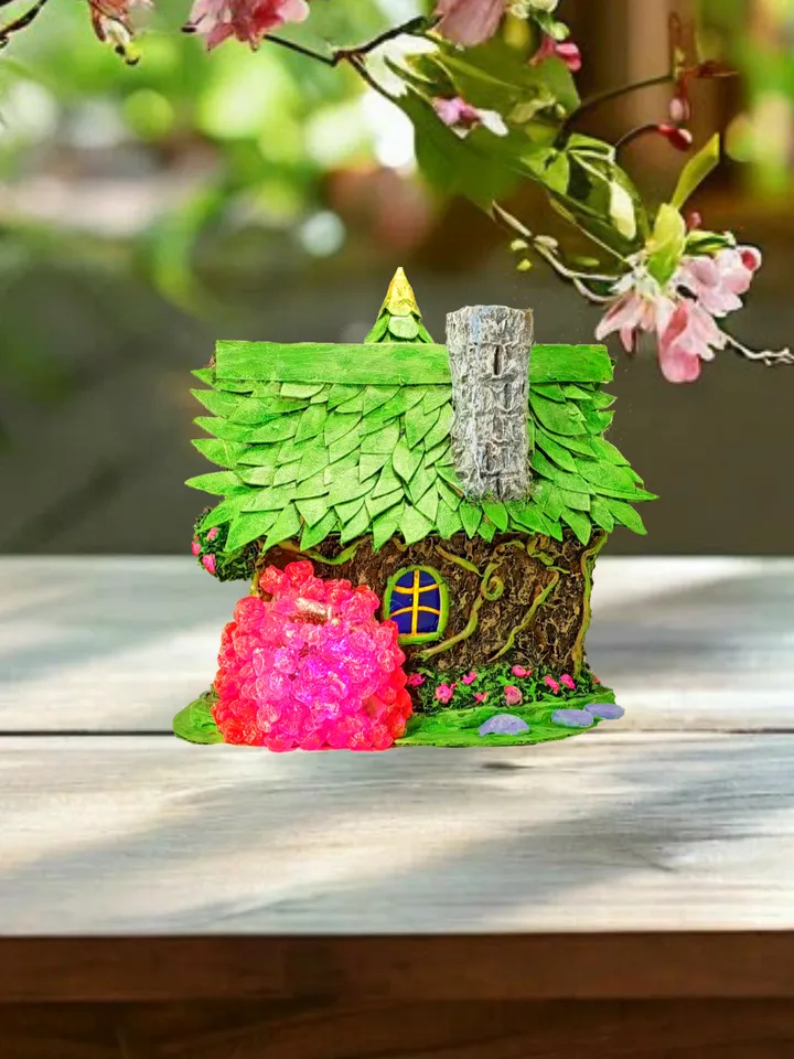 Night light "Elves House" Fairy house Kids lamp Bedroom lamp
