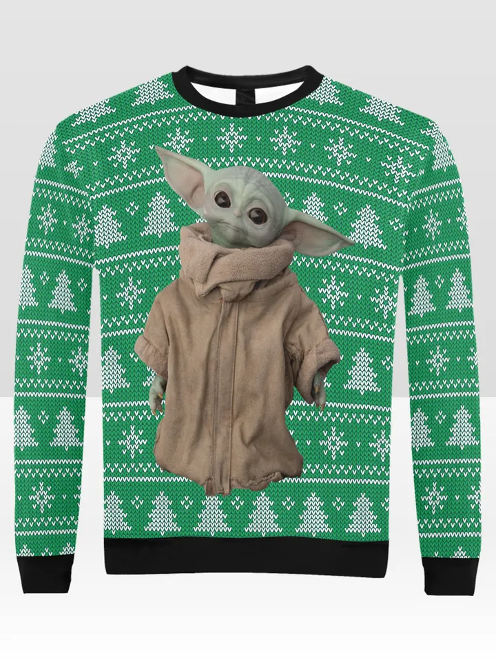 Grogu Ugly Christmas Sweater