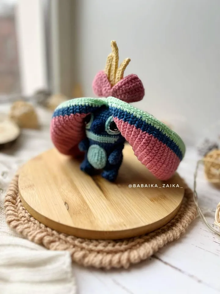 PDF Crochet Pattern Blue Alien Monster in Scrump, Amigurumi funny doll pattern, Cute monster, Animal pattern, Halloween pattern