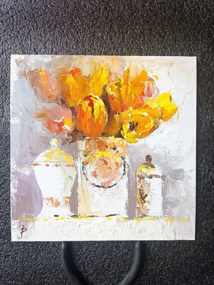Yellow tulips