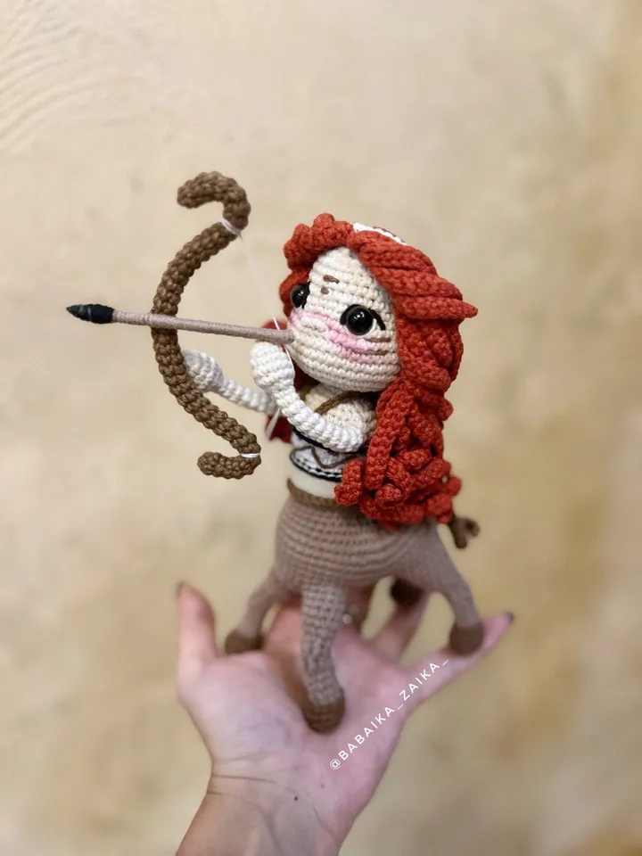 PDF Crochet Sagittarius Pattern, Amigurumi Zodiac Signs pattern Crochet Centaur Pattern Animal pattern Amigurumi doll Pattern Crochet animal