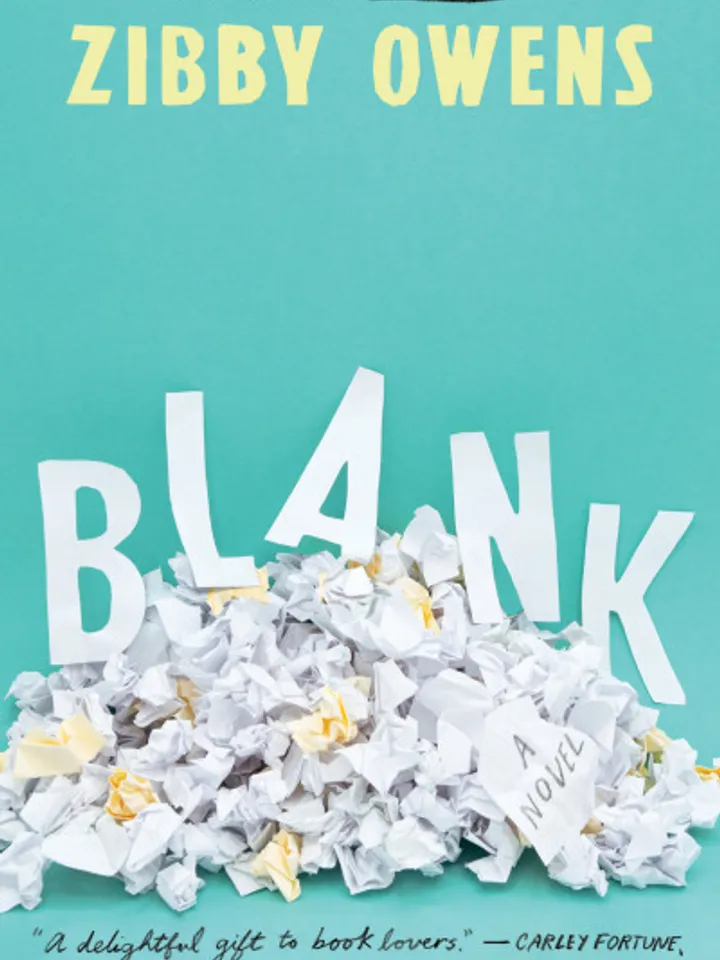 Blank A Novel by Zibby Owens
