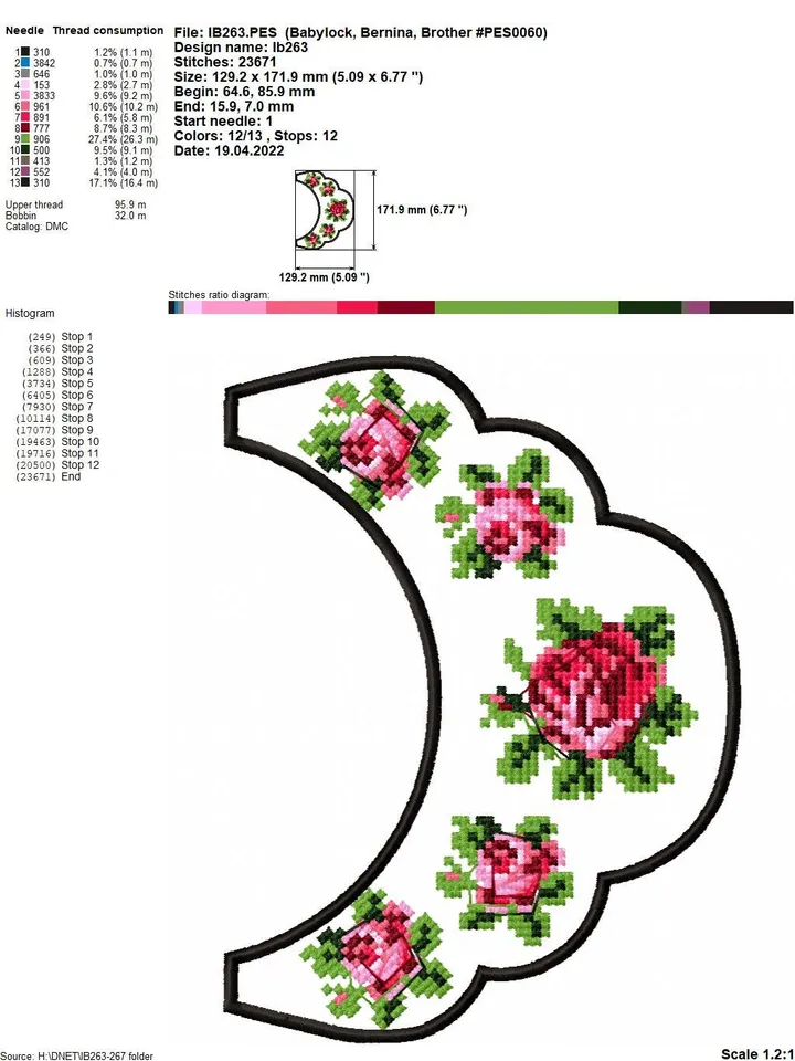 Clutch and necklace set in the hoop machine embroidery designs ITH digital embroidery pattern cross-stitch embroidery motif
