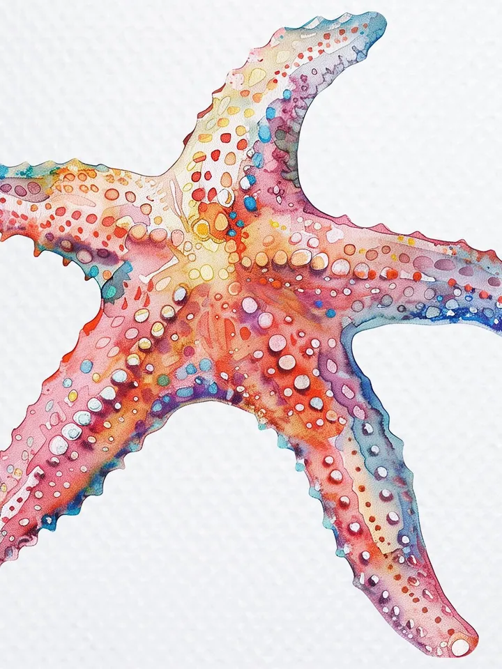 12 Starfish PNG bundle, Printable Watercolor Starfish clipart, sea star Sublimation, sea pack, Digital download, Paper craft, junk journal