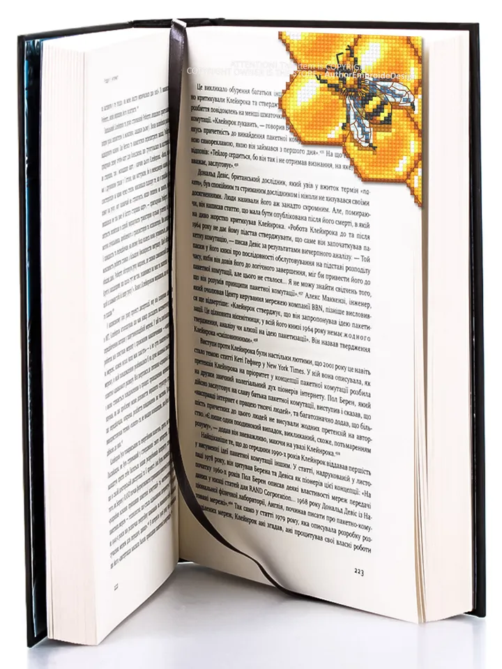Honeycomb Corner bookmark cross stitch pattern PDF download Honey bee cross stitch chart, Bee bookmark pattern digital PDF, Bee gifts #B325