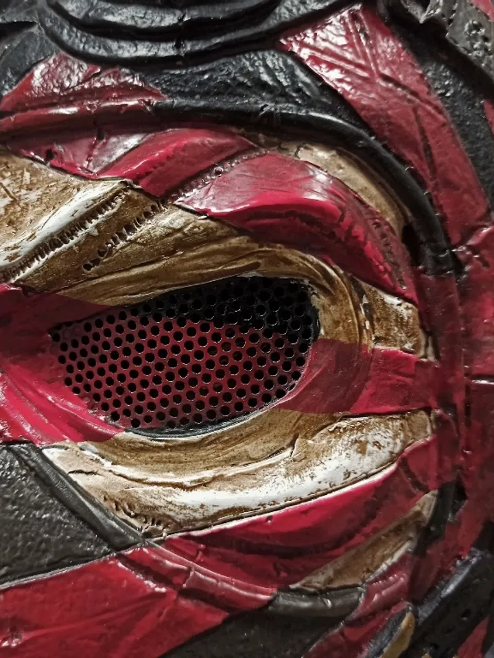 Horror Scary Mask / Japanese Kamikaze Helmet / Airsoft Accessory