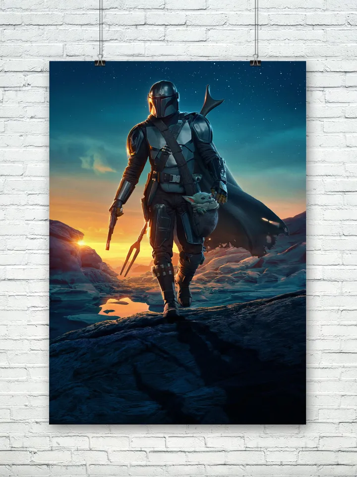 Bounty Hunter Boba Fett art work. Digital download
