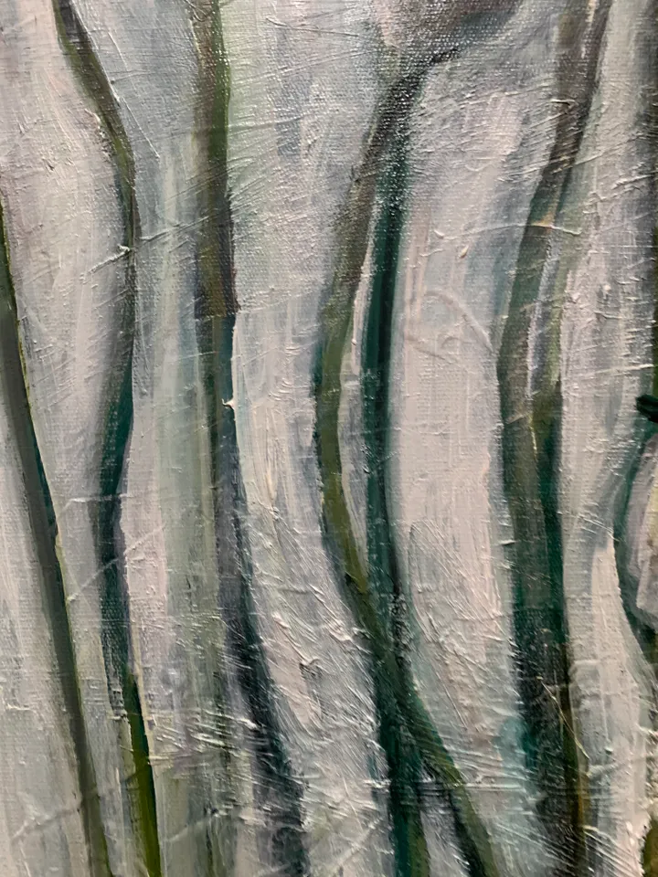 Poppy Painting Poppy Seed Pods Artwork 20x28 inch