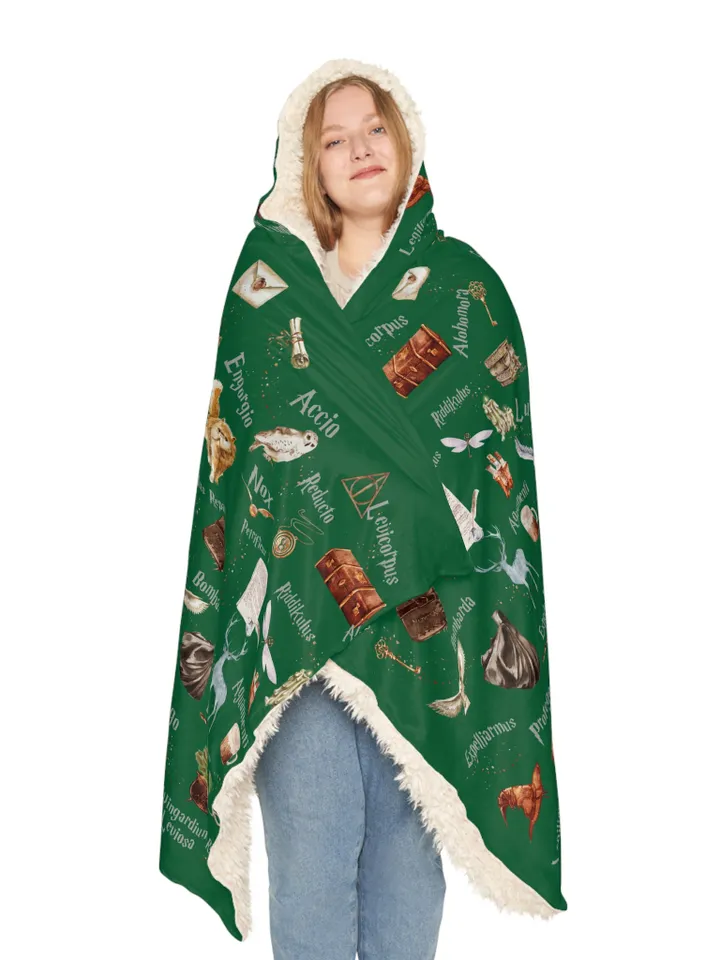 Wizarding World Snuggle Blanket ; Magic School Snuggle Blanket Owl Key Magic World Custom Wizard Snuggle Blanket Gift Baby Magic WBB12