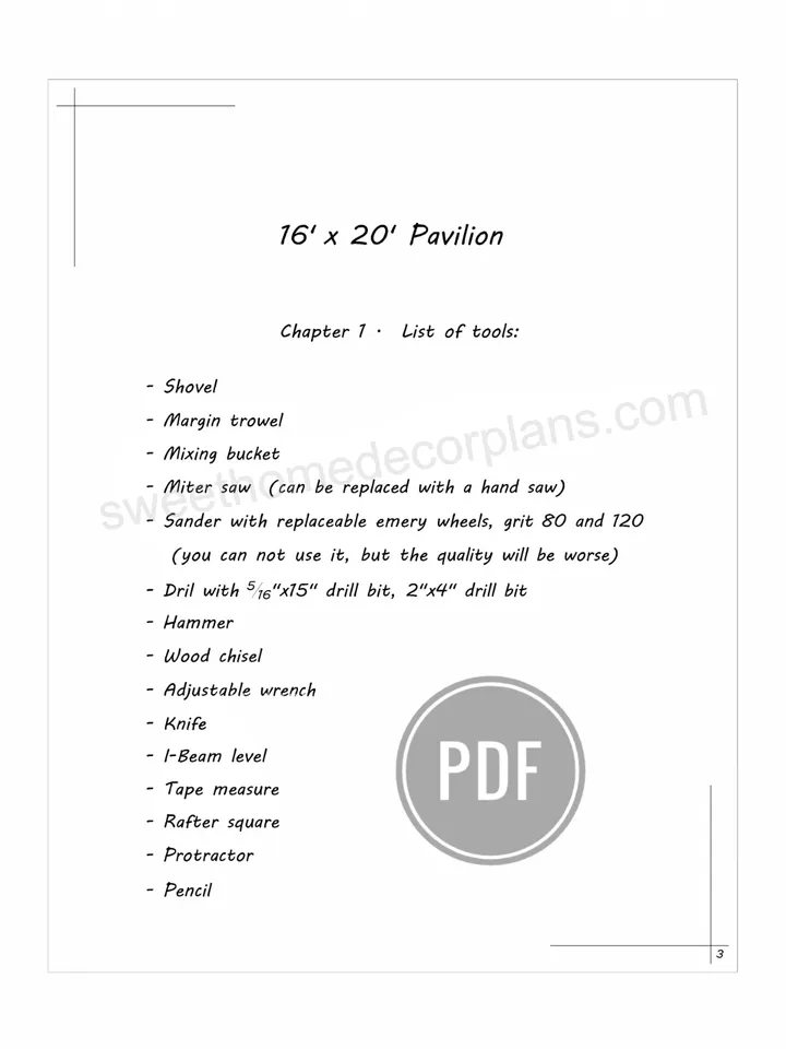 Diy 16 x 20 gable pavilion plans pdf. Carport pdf plans. Wooden outdoor covered gazebo plans pdf. Diy backyard pergola plans for outdoor. Garage plans