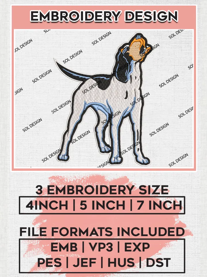 NCAA Tennessee Volunteers Team Mascot Logo Embroidery Design Files, NCAA Tennessee Volunteers Machine Embroidery, NCAA Teams, Game Day, 3 sizes, NCAA Machine embroidery designs, Digital Download