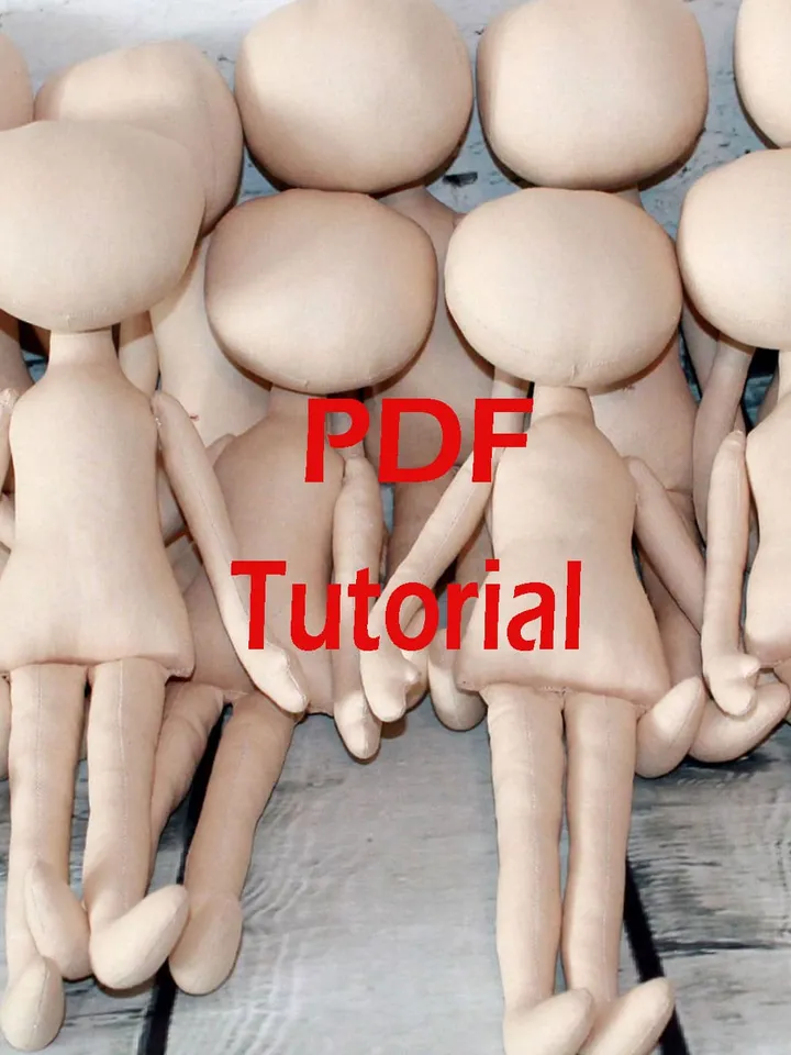 13-Inch Doll Body Pattern – PDF Sewing Pattern + Step-by-Step Tutorial