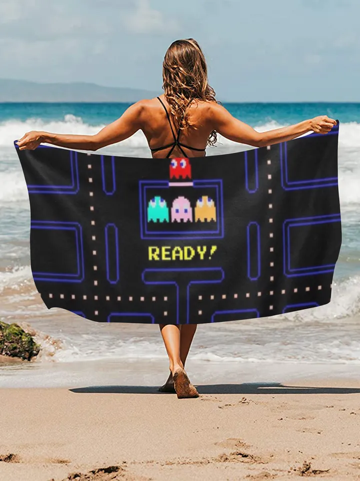 Pac-Man Beach Towel