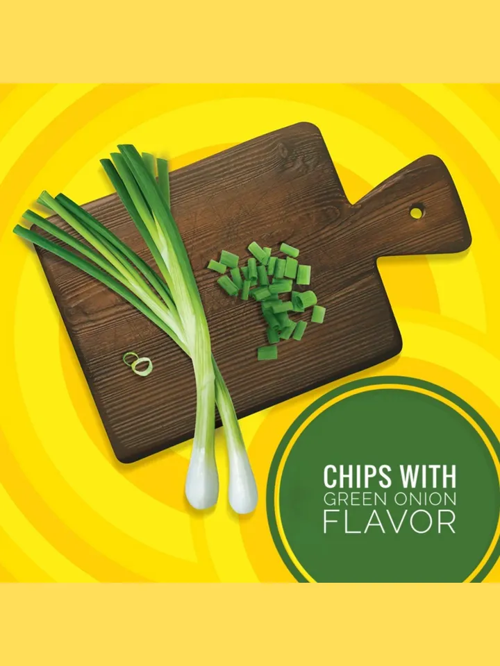 Chips "Lay's" 5X with the taste of green onions 4.93oz