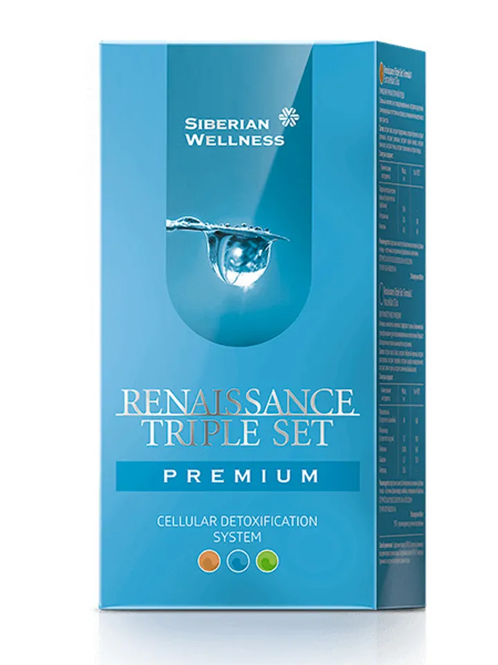 Premium set for comprehensive cleansing of the body - Origins of purity. Renaissance Triple Set