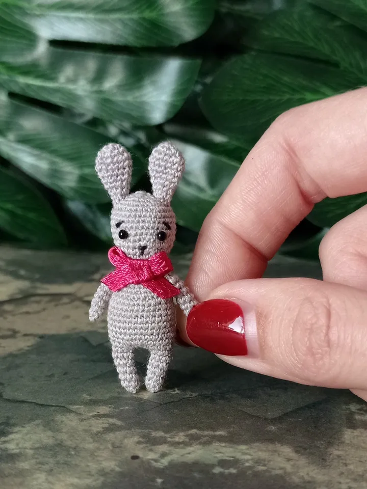 Crochet bunny toy pattern. English Pattern. Little bunny toy pattern. DIY cute bunny. Crochet rabbit pattern