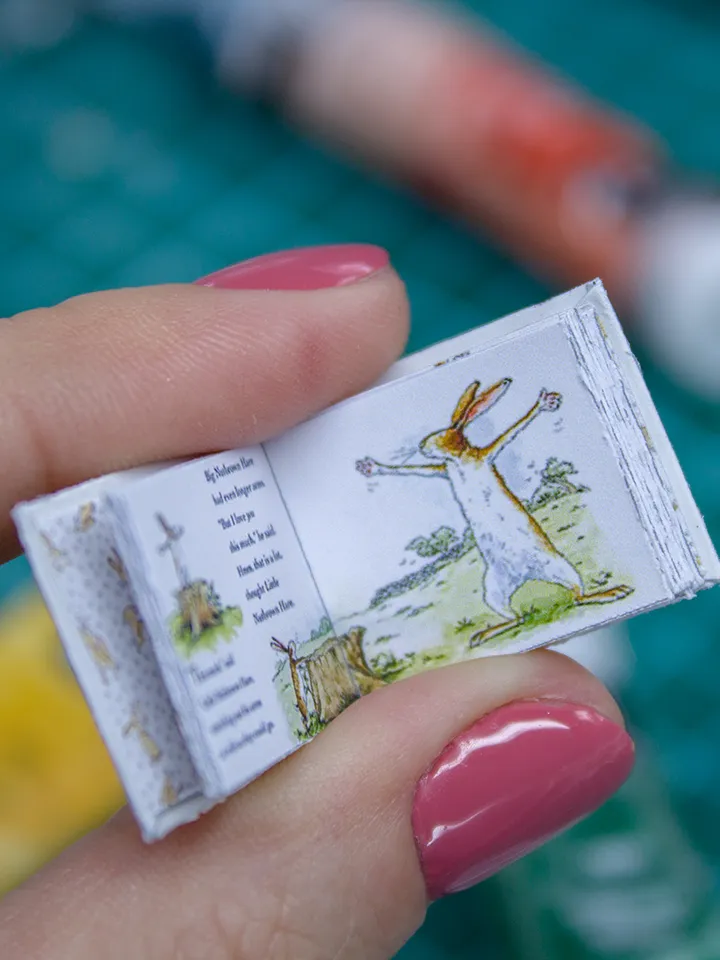 TEMPLATE Miniature book How Much I Love You