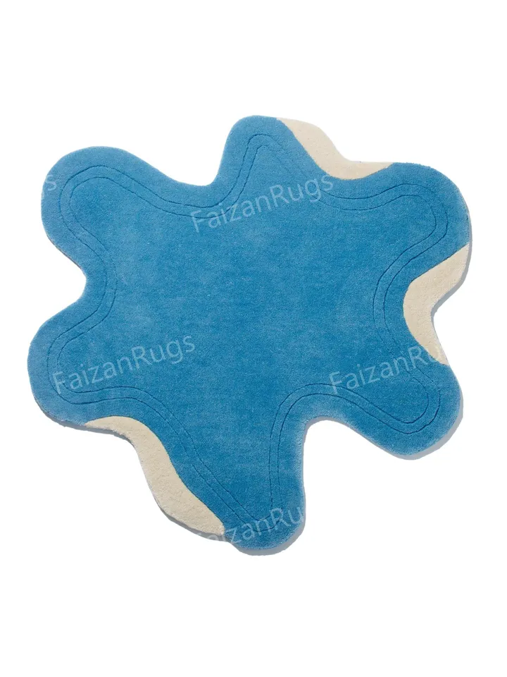 Buy Ocean Hand Tufted Rug 100% Wool For Living Room, Bed Room, Kids Room , drawing room, hall In Any Size 10x14,10x12,9x12,8x10,6x9,5x8,4x6