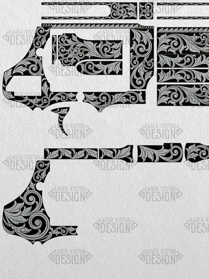 VECTOR DESIGN Smith & Wesson 460 XVR 7,5 in Scrollwork