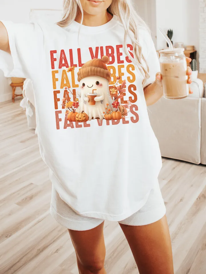 Fall Vibes Png, Retro Fall Coquette Bow Png, Fall T Shirt Png, Autumn Pumpkin Png, Autumn Sublimation png Design