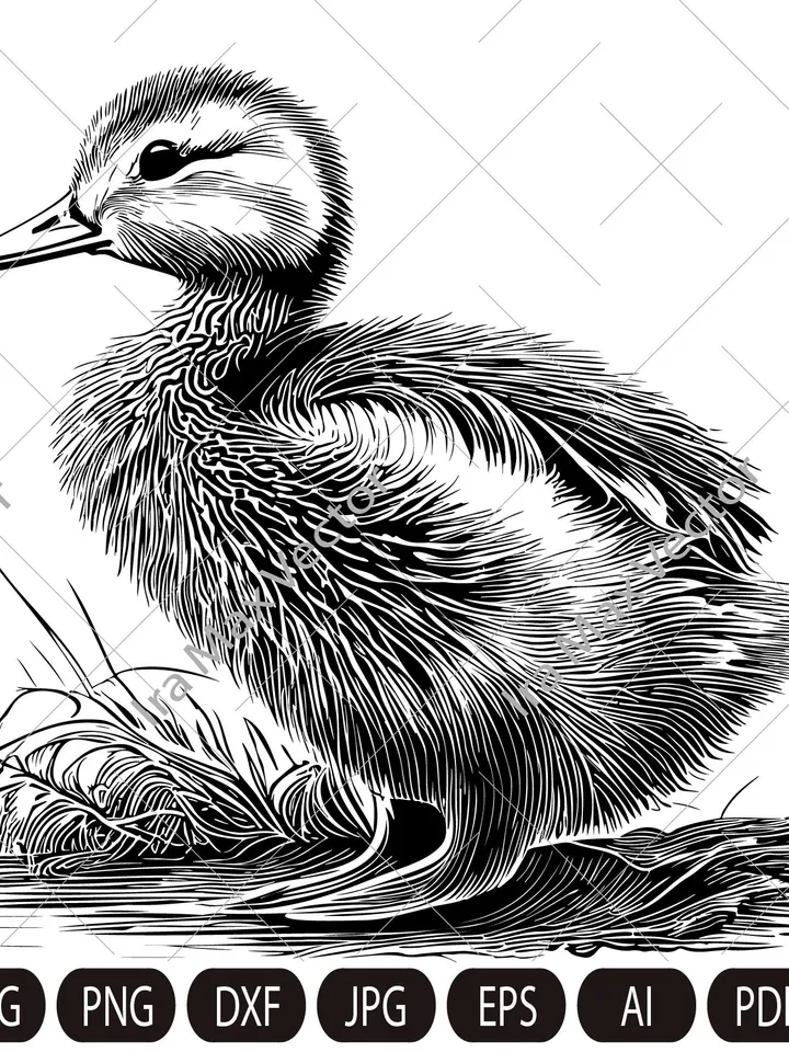 Baby Duck svg, Duckling svg, Duckling Instant Download, Duckling Cut Files, Duck Print File, Duck Sublimation File, Duck Silhouette