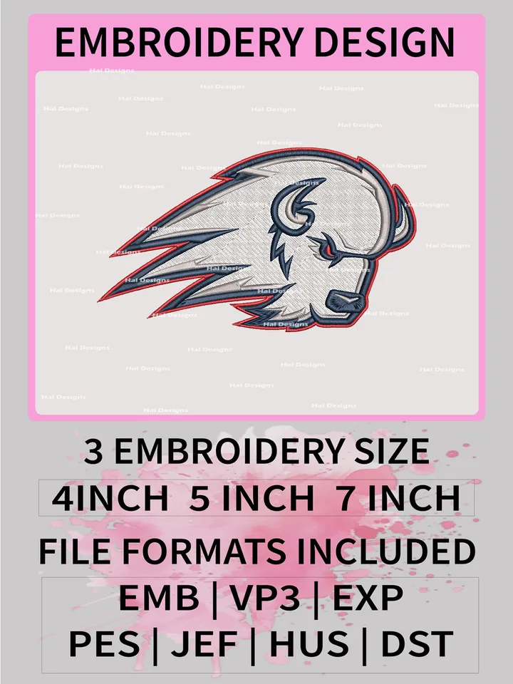 NCAA Utah Tech Trailblazers Embroidery File, 3 Sizes, 6 Formats, NCAA Machine Embroidery Design, NCAA Logo, NCAA Teams