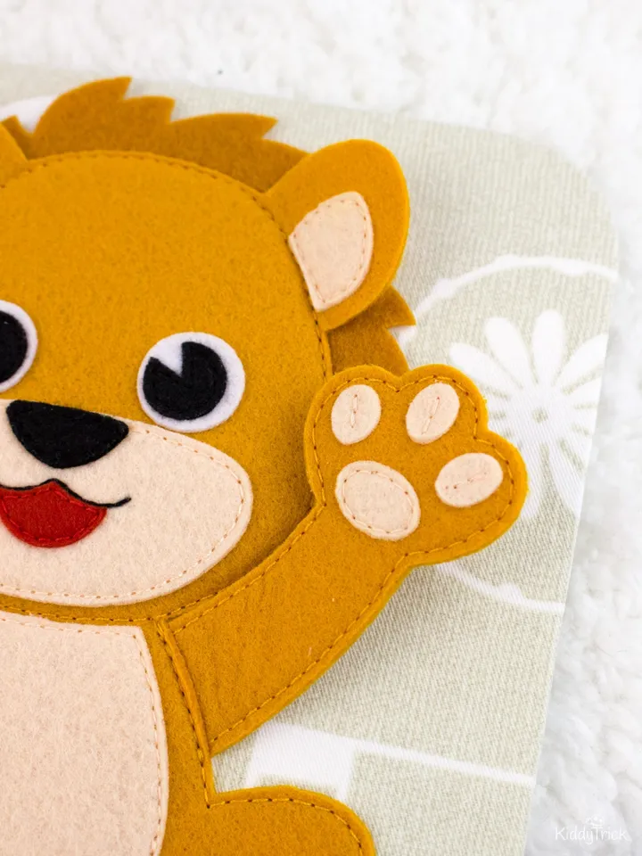 Lion - Felt Applique - Sewing Pattern