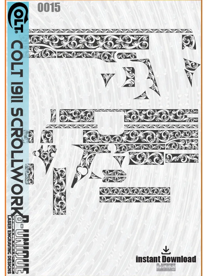 Colt 1911 Scrollwork