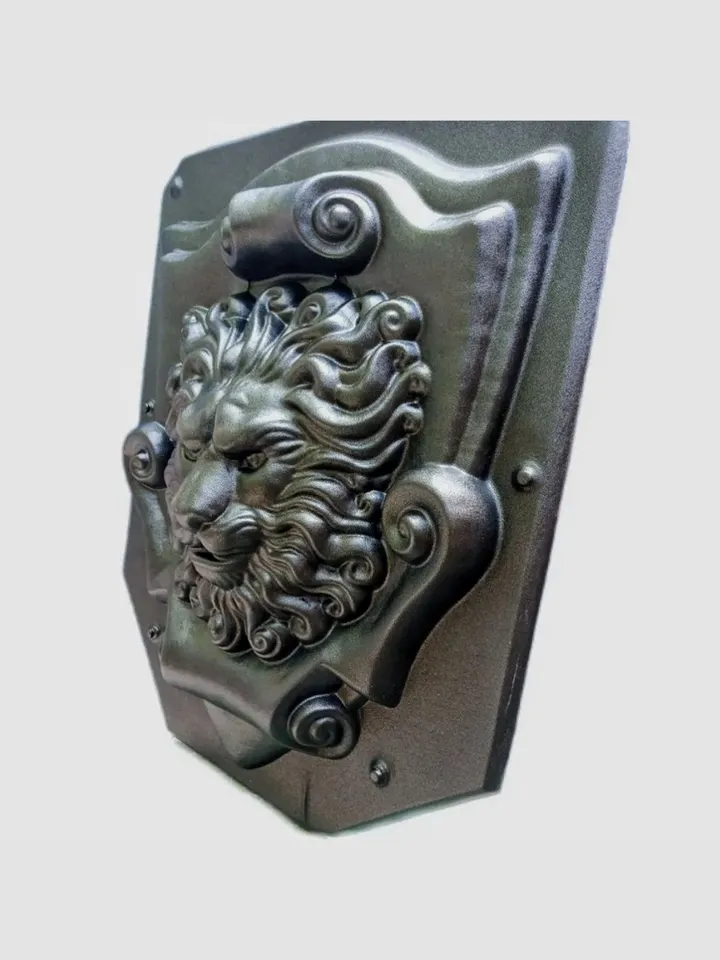 Plastic mold for concrete and gypsum "Lion" DIY ready 16,34"21,65"4,33 in