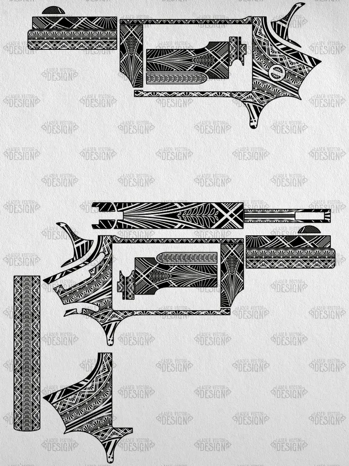 VECTOR DESIGN North American Arms 22 Magnum Art Deco