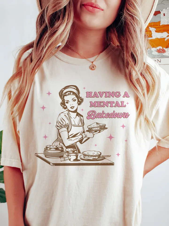 Having a Mental Bake Down SVG,Retro mama png,Sarcastic Mama Design,Sour Dough,Funny Mom Png,Tired Moms Club PNG,Mama Png,Mothers Day Png