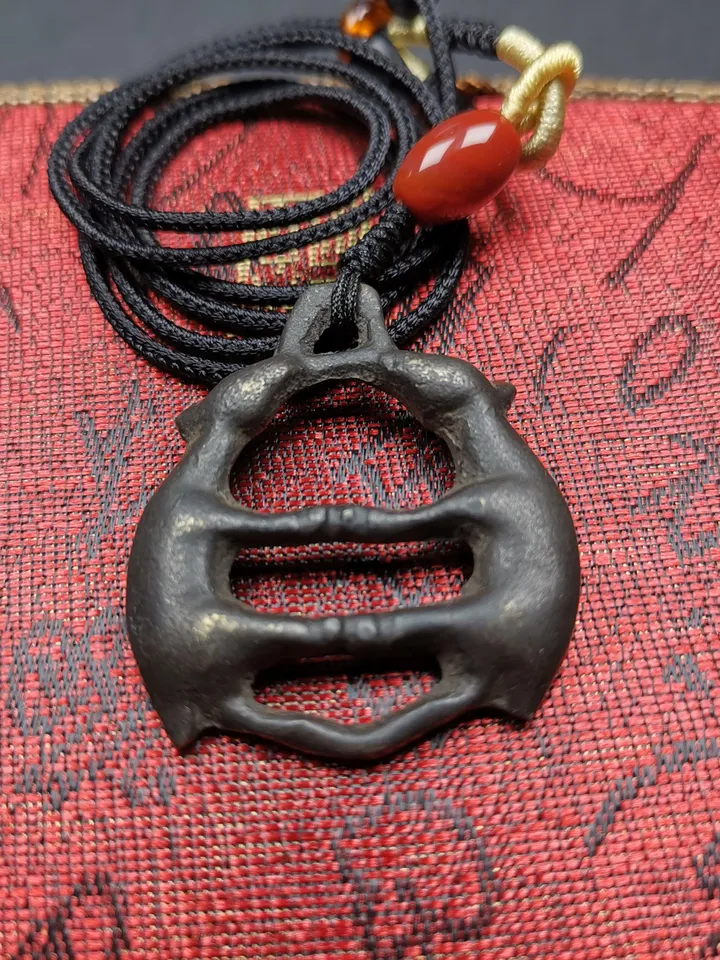 Gandhanra Antique Tibetan Buddhist Amulet Pair of Deer | Thokcha Protection Necklace for Harmony & Peace,Unique Spiritual Necklaces