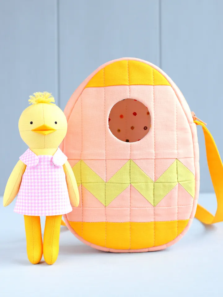 PDF Easter Egg Bag for Mini Doll Sewing Pattern