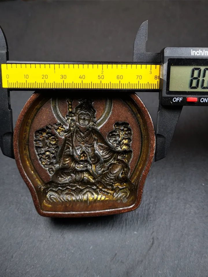 Guru Rinpoche Tsa Tsa Mold,9cm Padmasambhava Mould,Gandhanra Handmade Tibetan Buddha Tsha Tsha Mould Statue For Making Clay Statue