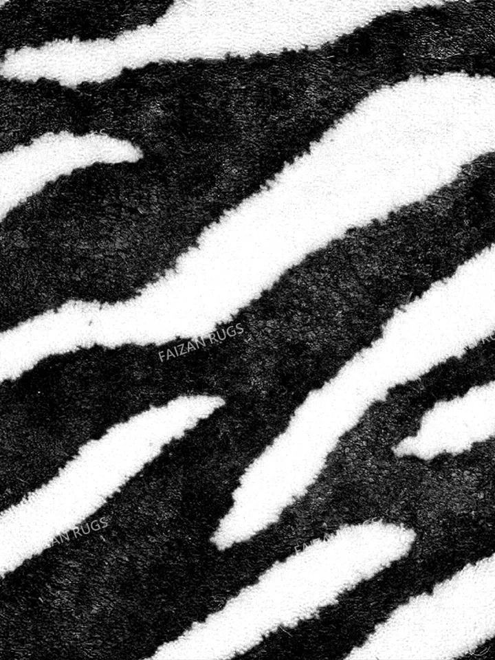Zebra Pattern 100% Silk Handmade Rug Carpet for Home, Bedroom, Living Room, Kids Room  in any size 10x14,10x12,9x12,8x10 Quick up guys!!!!
