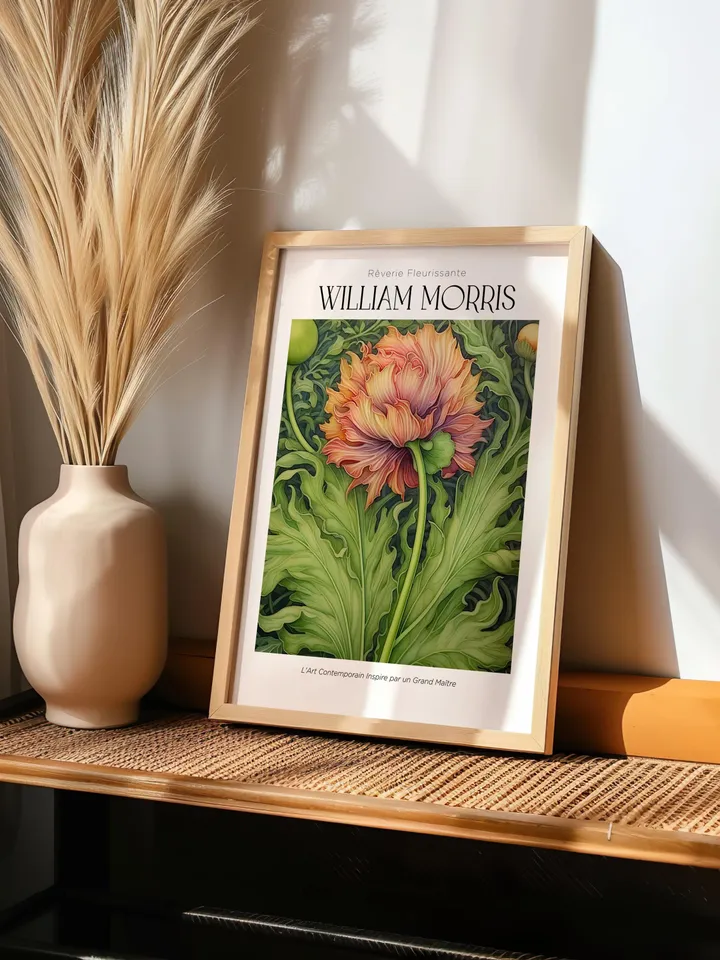 William Morris Wall Art, Vintage Botanical Print, Floral Poster Arts Decor, Digital Download, William Morris Print Digital Download AA6