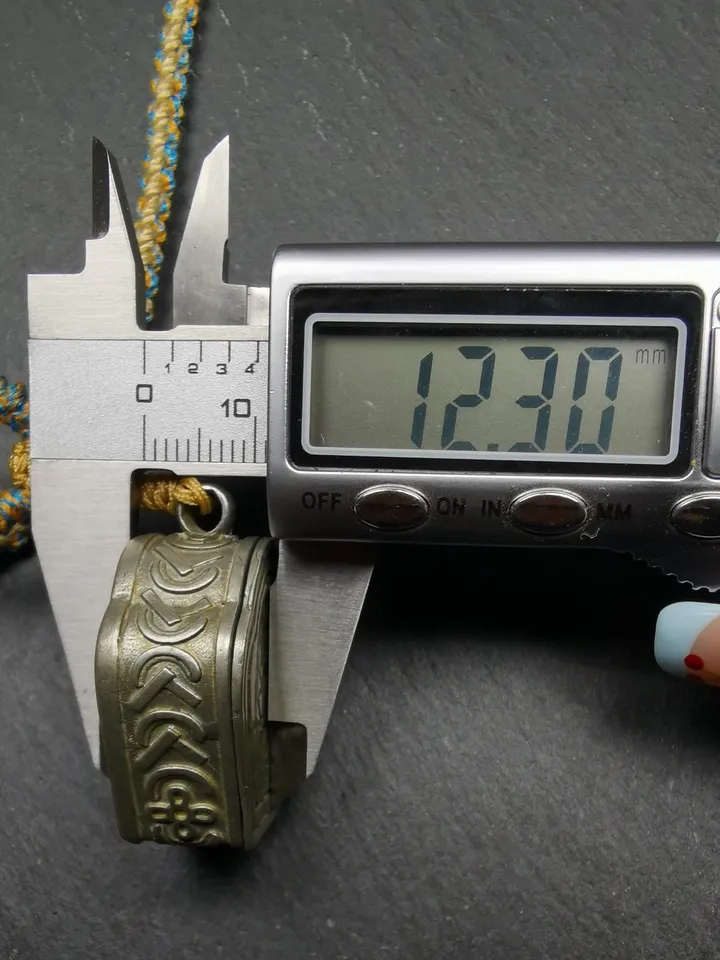 Gandhanra Handmade Tibetan Buddhist Gau Box Amulet,Green Tara Ghau Shrine, Mini Altar Pendant
