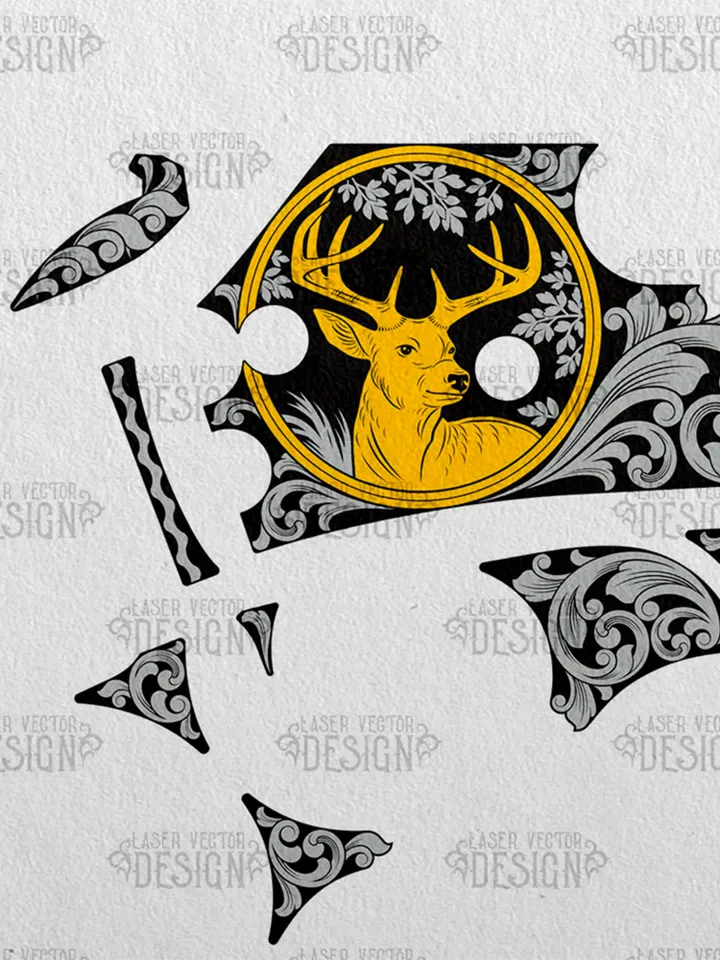 VECTOR DESIGN Marlin 1895 SBL Scrollwork and deer